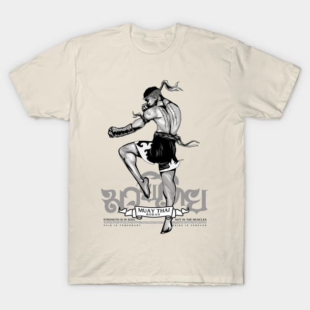 Muay Thai Boran T-Shirt by KewaleeTee